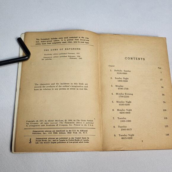 The Guns of Navarone Alistair MacLean WWII Action Adventure War Novel 1961 PB - Picture 4 of 12